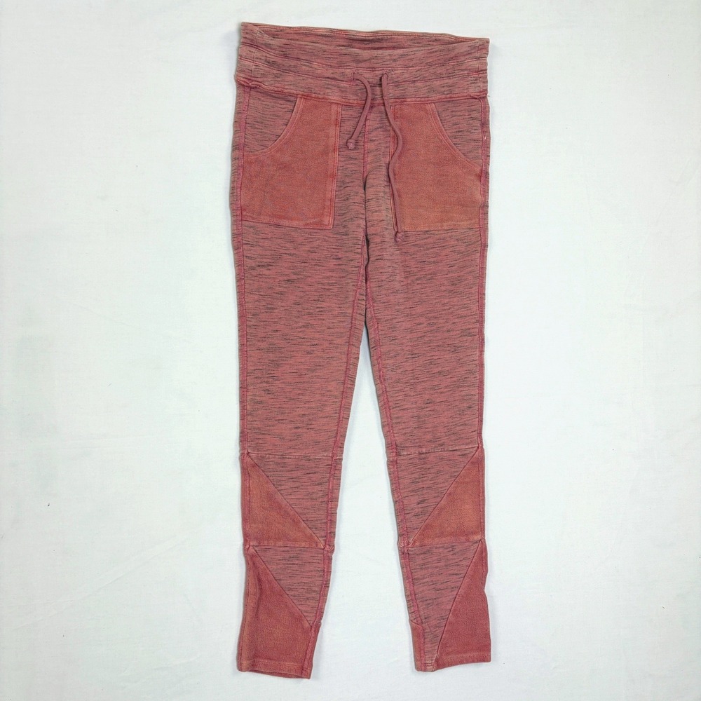 FP Movement Free People Pink Space Dye Kyoto Leggings Joggers Athletic Pants Sm.